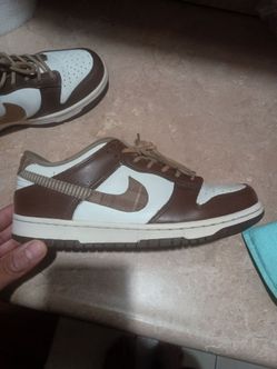 Nike Dunk Low Brown and White Sneakers