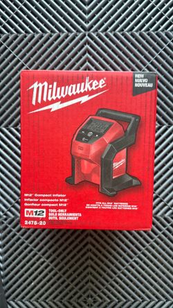 New Milwaukee m12 Compact Inflator Pump