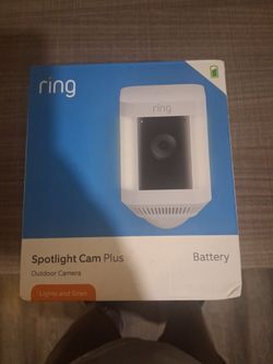 Ring spotlight cam plus