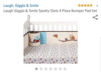 Laugh, Giggle and Smile 4 Piece Bumper Pad