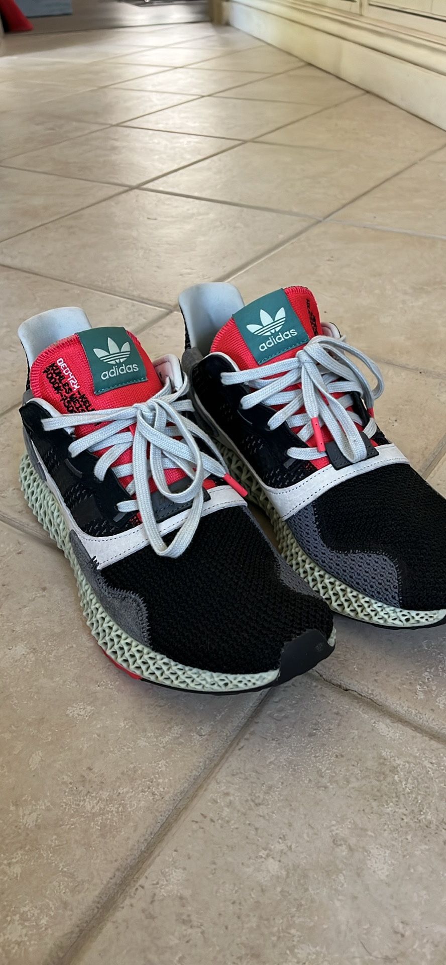 Authentic Adidas ZX4000 Futurecraft Black Onix