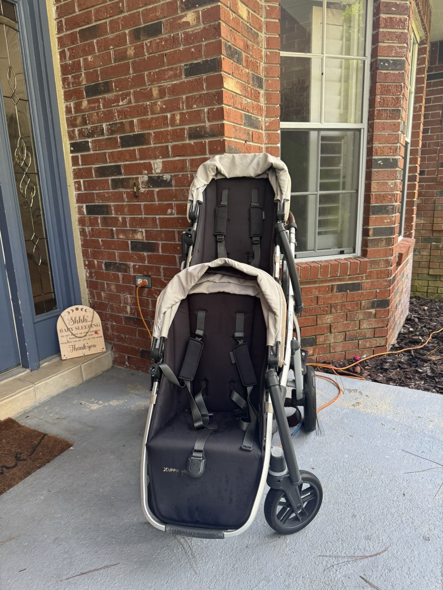 Uppa Baby Vista V2 Double Stroller + Accessories