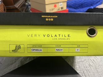 Very Volatile Booties. Blue, Size 7