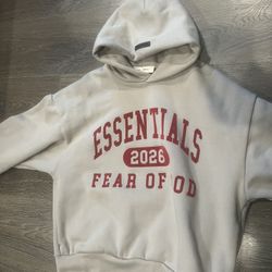 Fear of God ESSENTIALS Smoke Grey Classic Fit Hoodie