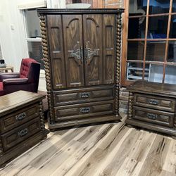 Headboard And armoire 