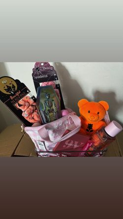 PINK Spell Halloween Boo Basket