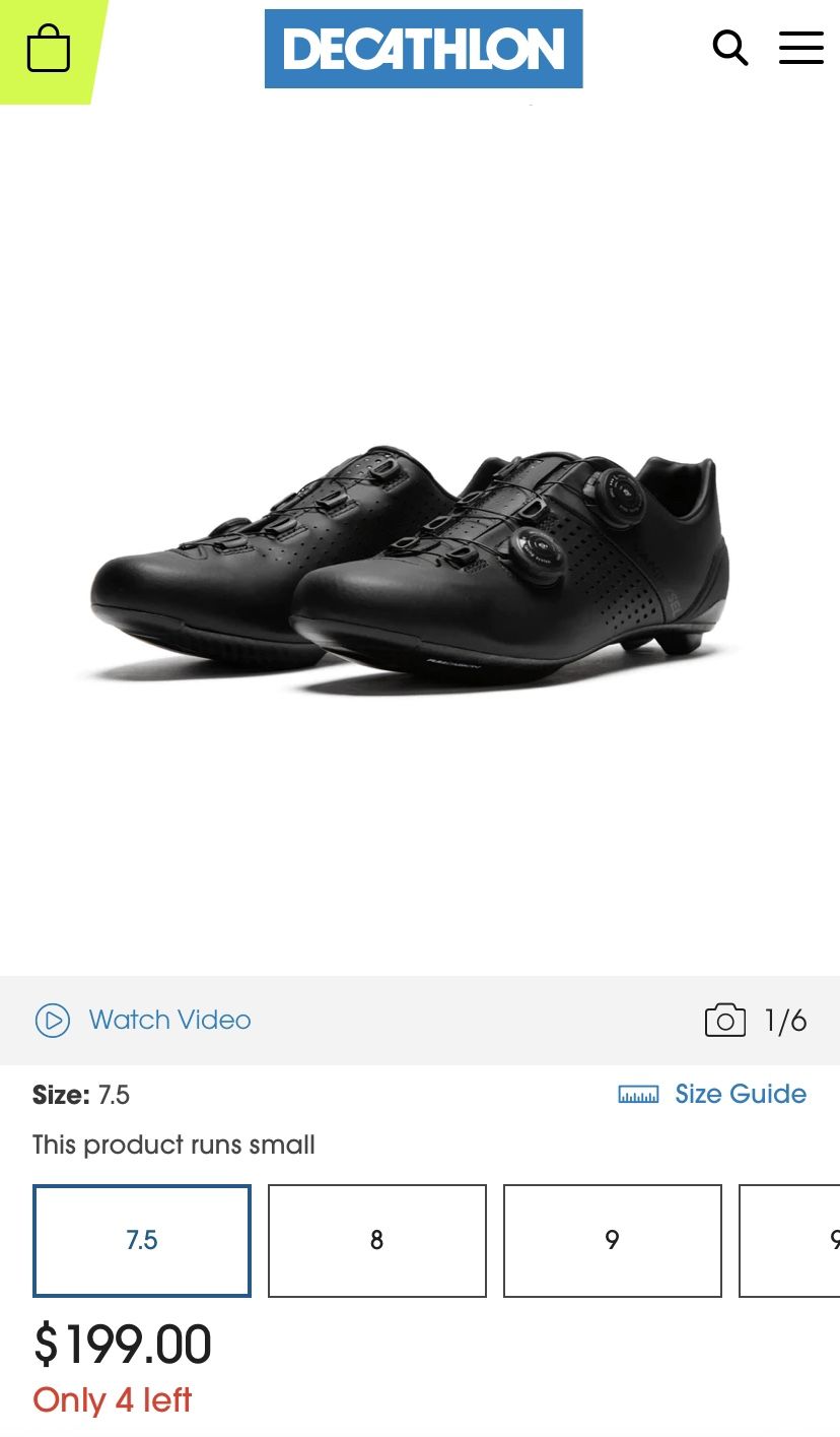 Van Rysel RoadR 900, Road Cycling Shoes, Men's