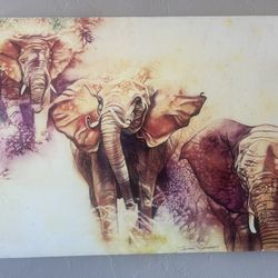 Elephant Walk Canvas