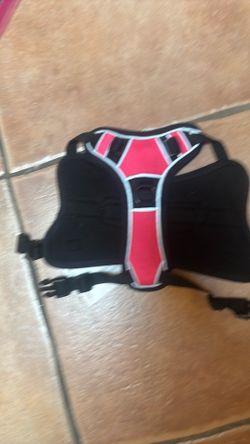 Pink dog harness
