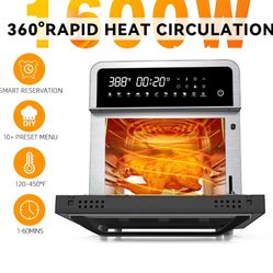 New-Open Box Air Fryer Toaster Oven 15.5 Quart