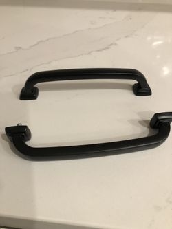 Matte Black Steel Hardware - 8 Pulls