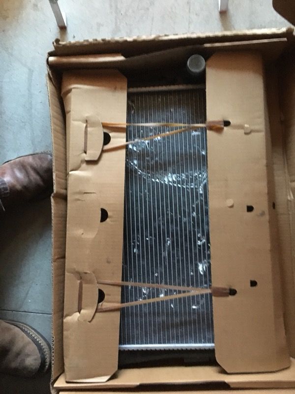 Never used radiator
