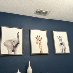 Animal Canvas Nursery 