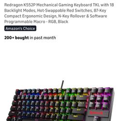 Redragon K552 Keyboard And M602 Mouse Combo