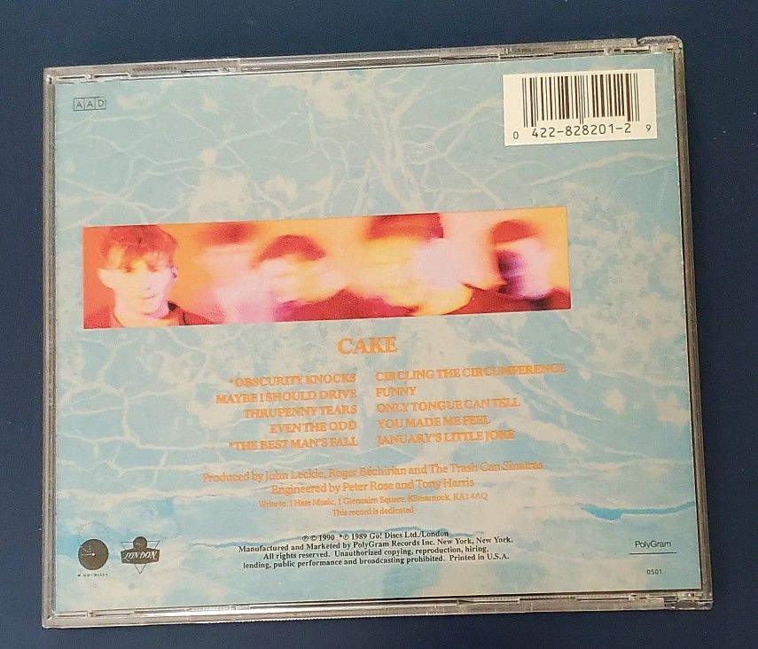 Trash Can Sinatras CD "Cake"