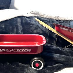Radio Flyer Wagon, Wheel Barrow $20 Each