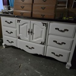 Refinished Solid Wood Dresser 