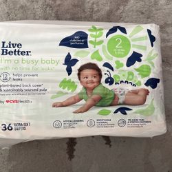Live Better Size 2 Diapers 