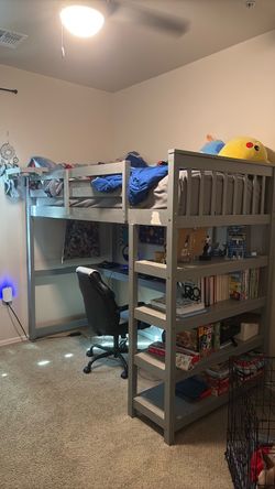 Twin loft bed