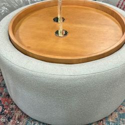 36in Round coffee Table Storage NEW 
