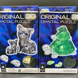 NEW Bepuzzled 3D Crystal Puzzles