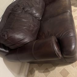Brown Leather Ouches