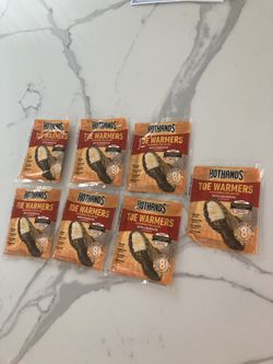 Hot Hands Toe Warmers 7 pairs NEW