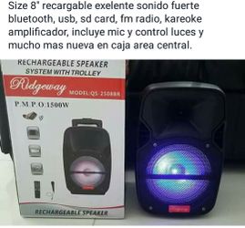 Radio speaker kareoke