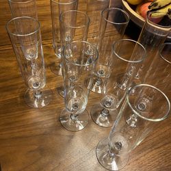 12 Champagne Flutes