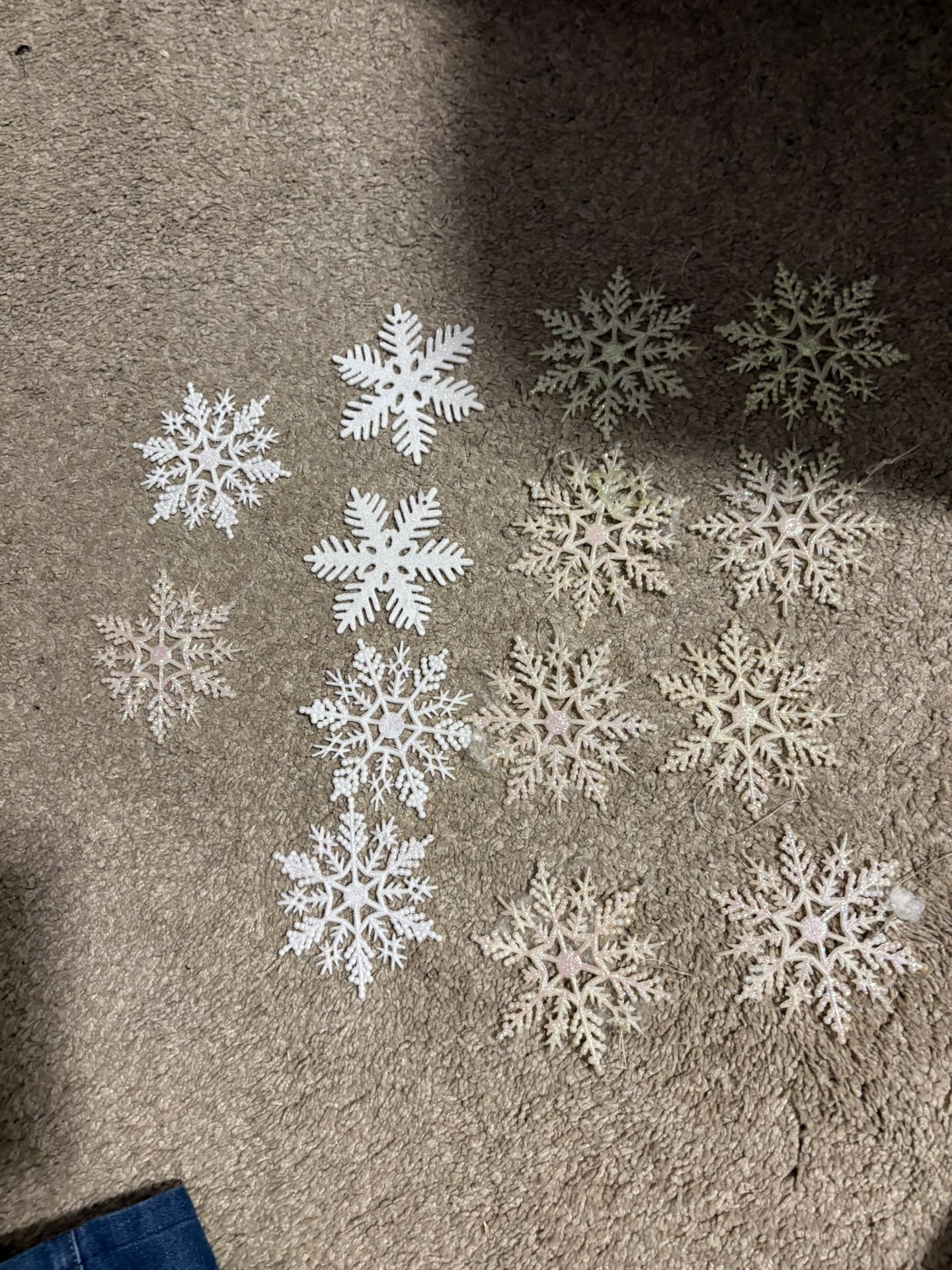 Angel And Snowflake Christmas Ornaments