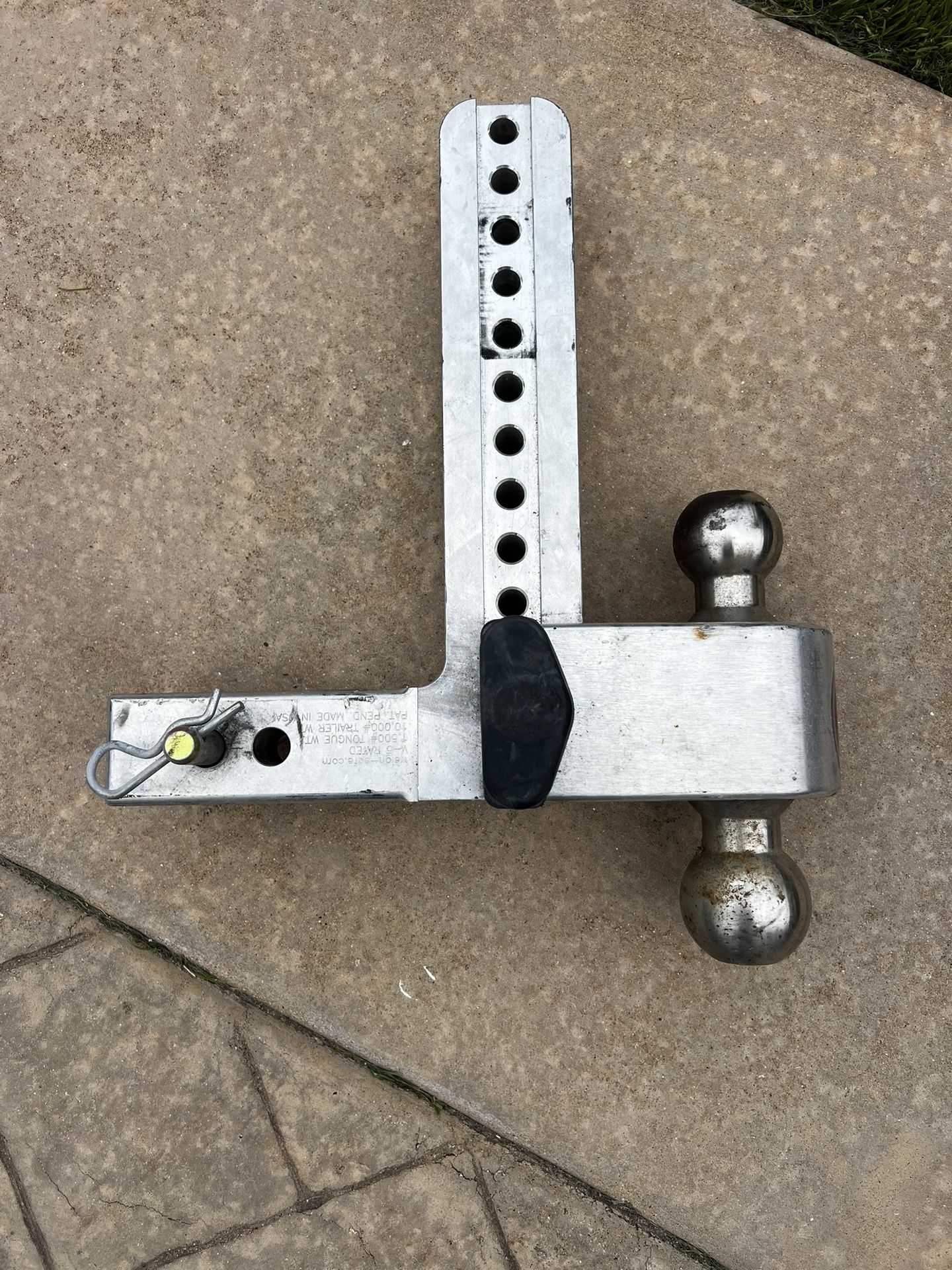 Weigh Safe Adjustable Trailer Hitch Ball Mount
