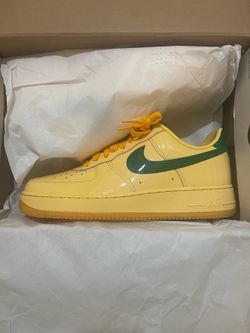 Size 9.5 - Nike Air Force 1 Low QS Patent Topaz Gold