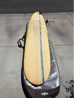 Becker 9'6" Longboard Surfboard + Carry Bag - $200