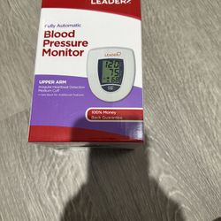 New: Leader Brand: Blood Pressure Monitor
