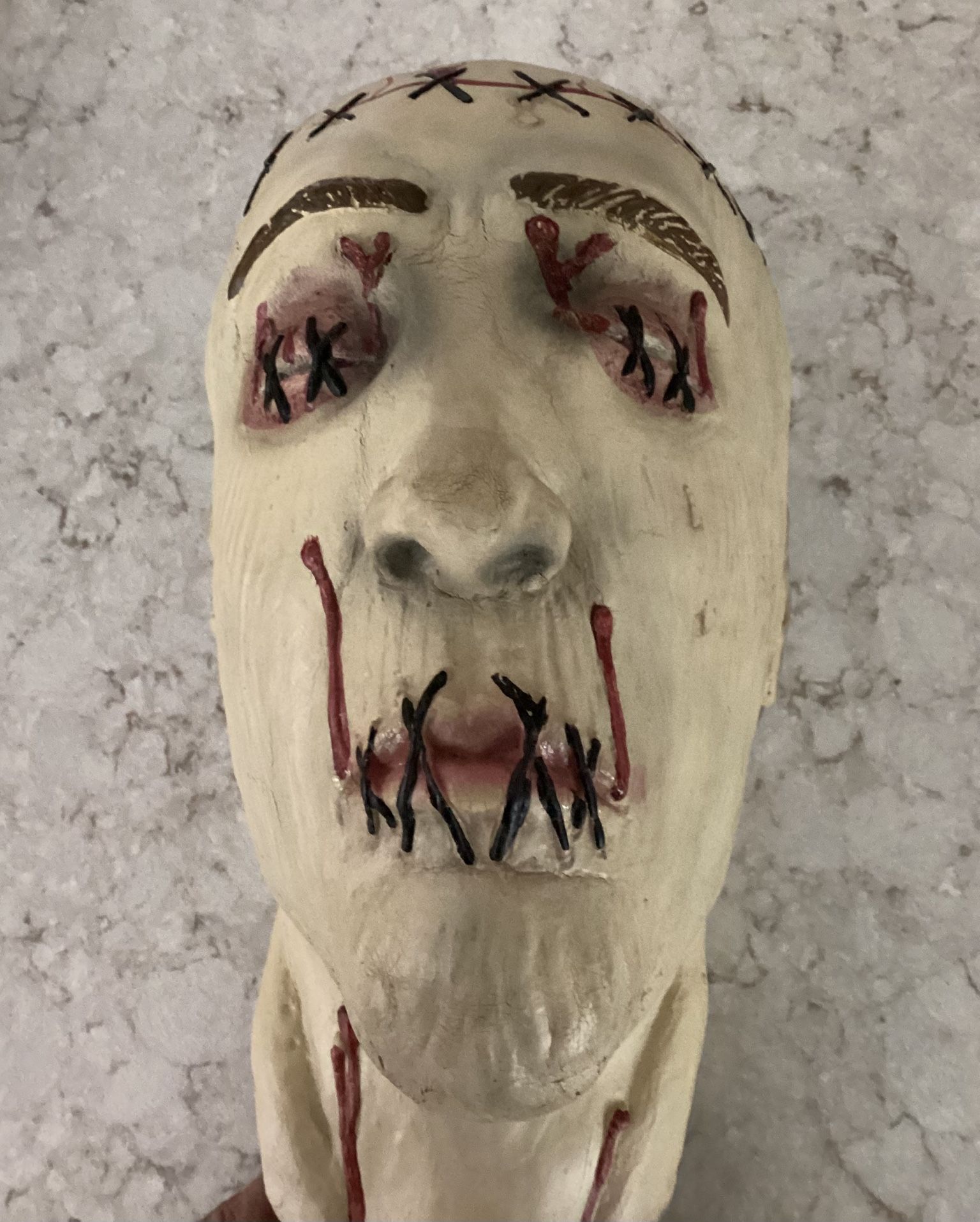 HALLOWEEN SEVERED HEAD - Lifelike creeeeeeeeeepy! North Napa