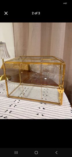 Glass card box (firm price)
