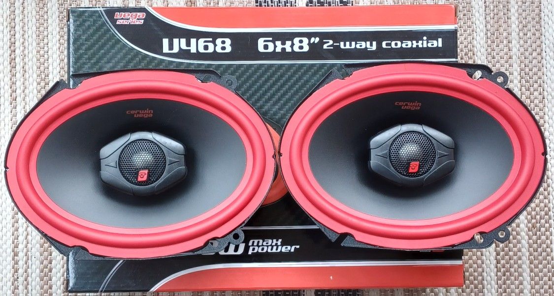 NEW π 6"x8" 2-Way Coaxial Speakers