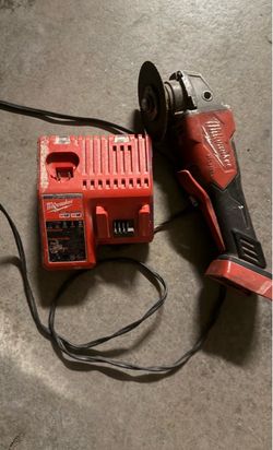 Milwaukee grinder and charger
