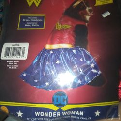 Dog Wonder woman Costume XxxL New
