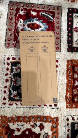 black replacement water filter elements