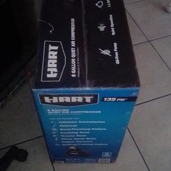 HART 8 GALLON QUIET AIR COMPRESSOR