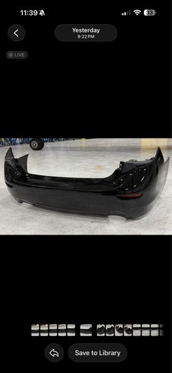 2014-2017 Infiniti q50 rear bumper