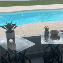 Boho Style Side Tables 