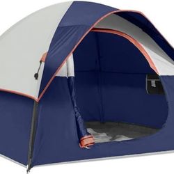 CAMPROS CP 3 Person Tent - Dome Tents for Camping, Waterproof Windproof Backpacking Tent, Easy Set up Small Lightweight Tents, for All Seasons Hiking 