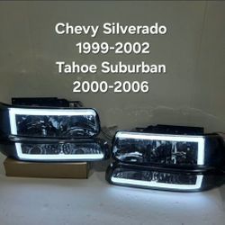 Chevy Silverado 1999-2002 Headlights 