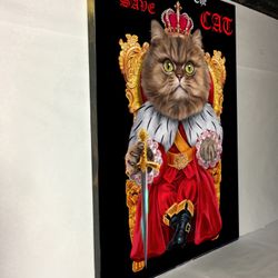 Canvas wall decoration 30”x42”. Brand new we can make it in different sizes, from  4.5”x4.5” to 30”x66”, Wood frame and sprayed with glossy clear coat