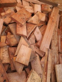 Scrap lumber and firewood