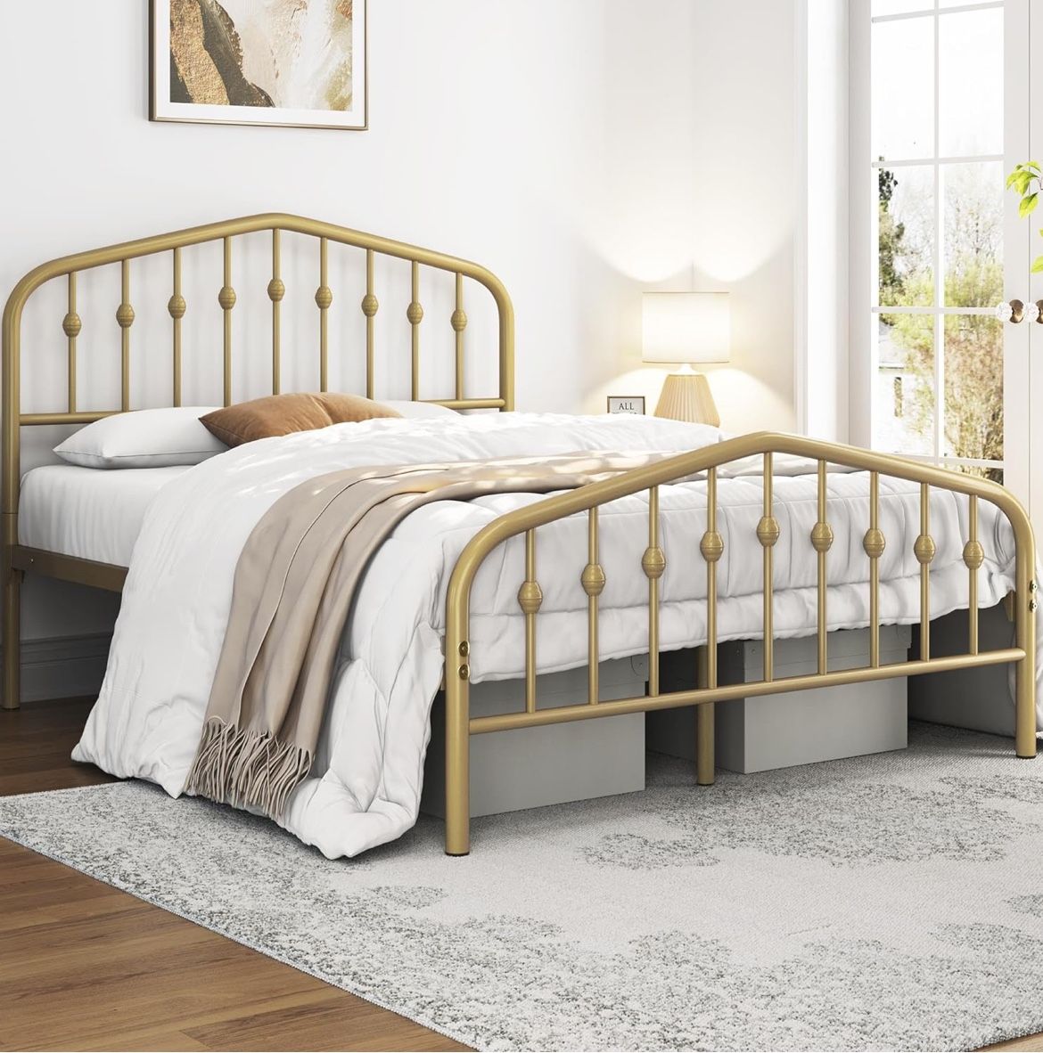 Antique Gold Full Bed