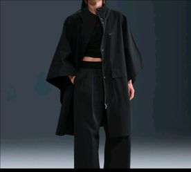 Nike Black Rain Poncho Zip-Up