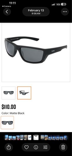 Bollé Matte Black polarized  Sunglasses